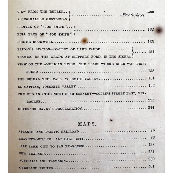 Greater Britain Travel Record Edition 1869 Victorian HC Dilke Illustrated E44 - Picture 8 of 10